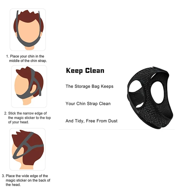 Quiet Hours Jaw Strap anti-snore chin support
