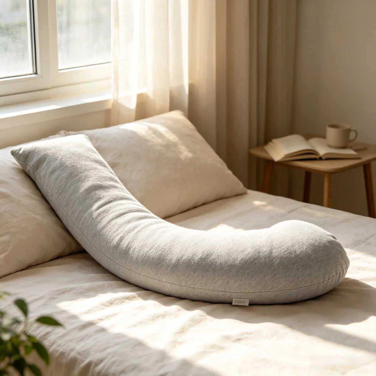 L-shaped pregnancy body pillow